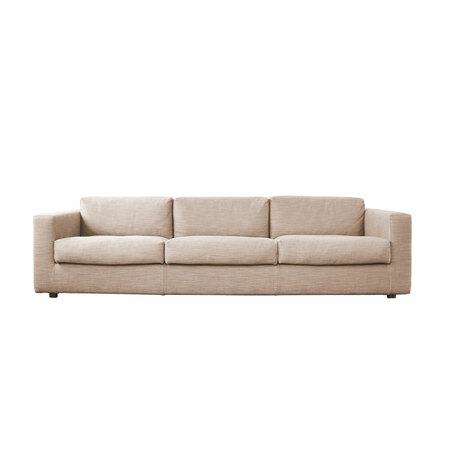 Fluidum Elegantes  3-Sitzer Sofa 'Grace' Seidengrau 54 - Dora