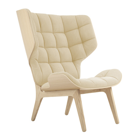 Norr11 Mammoth Chair Weiss 01 - Barnum, Eiche dunkel geräuchert