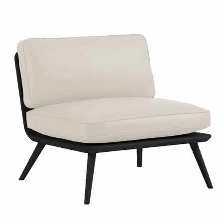 Fredericia 'Spine Lounge' Sessel Eiche schwarz lackiert, Natural 90 - Vegeta