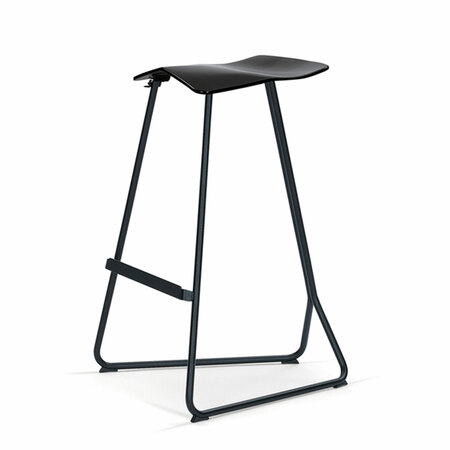 Classicon Barhocker 'Triton' Tiefschwarz, Tiefschwarz