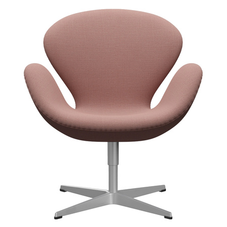 Fritz Hansen Loungesessel 'SWAN' Orangerot 1131, Silver Grey 170