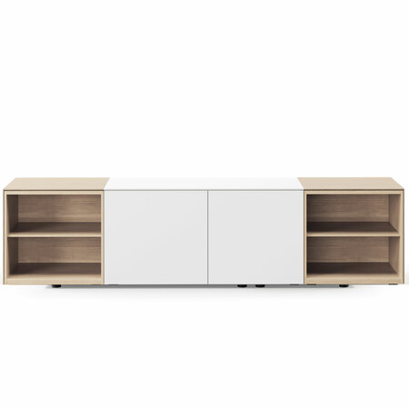 Breites Sideboard 'EditQ' mit mittiger Doppeltüre Piure