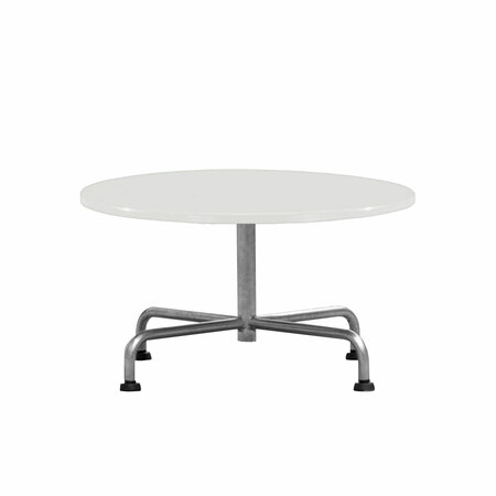 Atelier Alinea Klassischer Loungetisch Reinweiss - RAL 9010, Ø: 90 cm