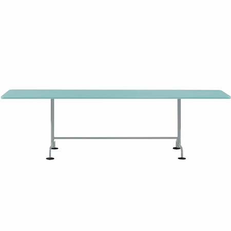 Atelier Alinea Klassischer gartentisch Pastelltürkis - RAL 6034, B: 295 cm / T: 75 cm