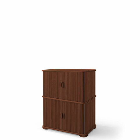 Röthlisberger Rolladenschrank 1 Eiche Natur, H: 96 cm, Holz