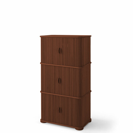 Röthlisberger Rolladenschrank 1 Eiche Natur, H: 142 cm, Holz