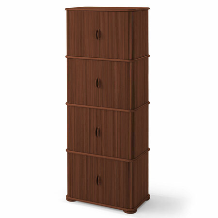 Röthlisberger Rolladenschrank 1 Eiche Natur, H: 188 cm, Holz