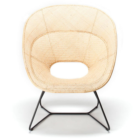 Feelgood Designs Tornaux Indoor Schwarz / Rattan Natur