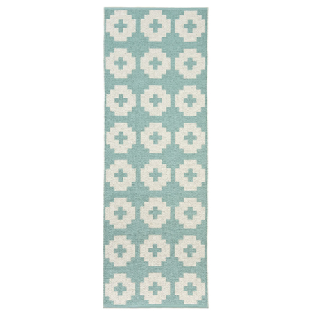 Brita Sweden Teppich 'Flower' Lagoon, 70 x 100 cm