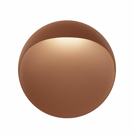 Louis Poulsen Garten-Wandleuchte 'Flindt' Ø: 40 cm, Corten, 2700K