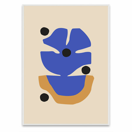 Paper Collective Flor Azul 50 x 70 cm