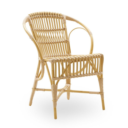Sika-Design Rattanstuhl 'Wengler' Natural poliert
