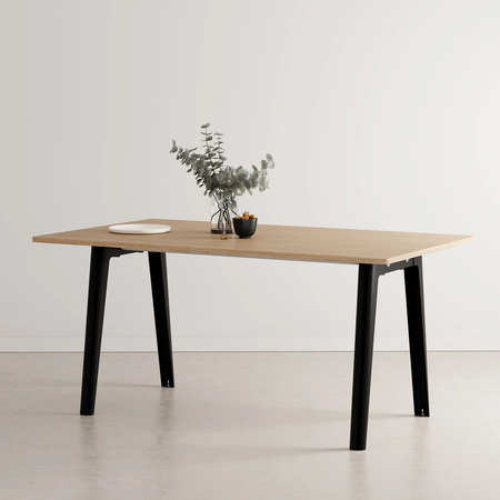 TIPTOE New modern table - Oak  B: 160 cm, Graphit schwarz