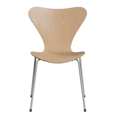 Fritz Hansen Stuhl 'Series 7' Furnier 48 cm, Nine Grey 150, Ahorn 10