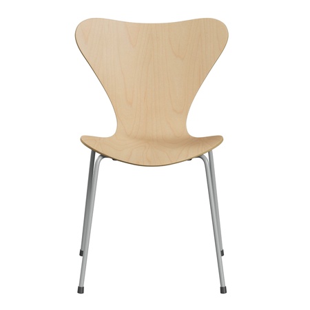 Fritz Hansen Stuhl 'Series 7' Furnier 48 cm, Nine Grey 150, Ahorn 10