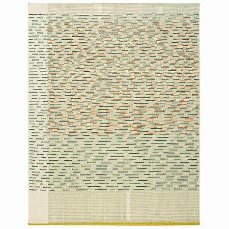 Gan-Rugs Teppich 'Backstitch Busy' 170 x 240 cm, Backstein
