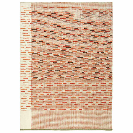 Gan-Rugs Teppich 'Backstitch Busy' 170 x 240 cm, Backstein