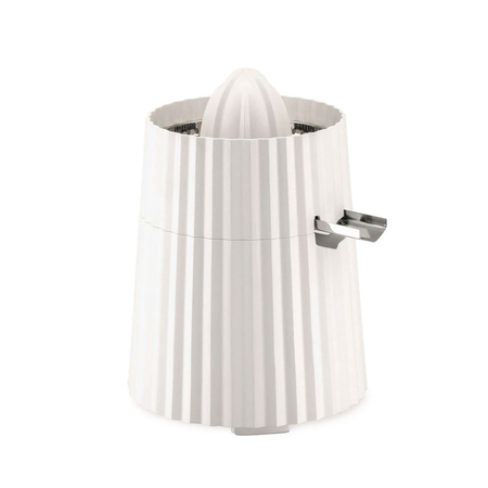 Alessi Elektrische Zitruspresse 'Plissé' Weiss