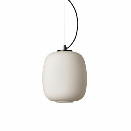 Santa & Cole Gläsernes Hängelämpli 'Globo Cesta' Ø: 17 cm