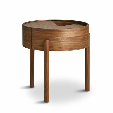 Woud Beistelltisch 'Arc' Walnussholz