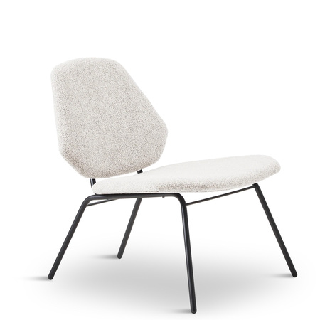 Woud Lean Lounge Chair Ivory 101 - Alpine