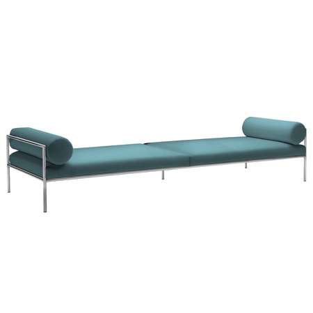 Living Divani Agra Daybed - Metal Snow R033 - Lopi 24, Edelstahl AISI 316 lackiert