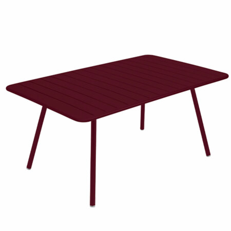 Fermob Luxembourg Tisch Schwarzkirsche B9, 165 x 100 cm 
