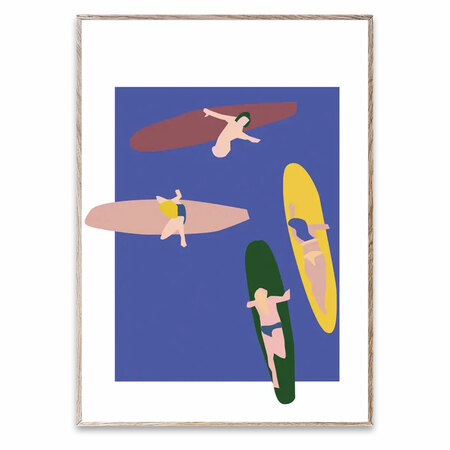 Illustration Surfers von Paper Collective