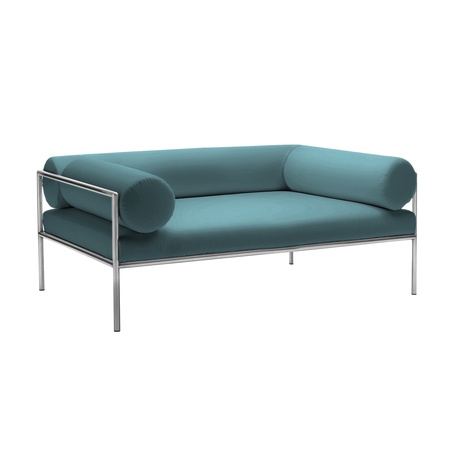 Living Divani Agra Sessel - Metal Snow R033 - Lopi 24, Edelstahl AISI 316 lackiert