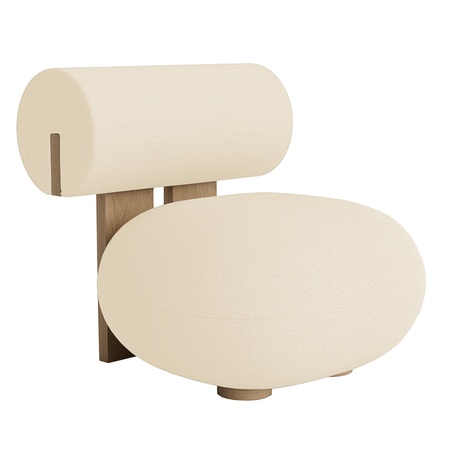 Norr11 Hippo Lounge Beige 100 - Hallingdal 65, Eiche natur