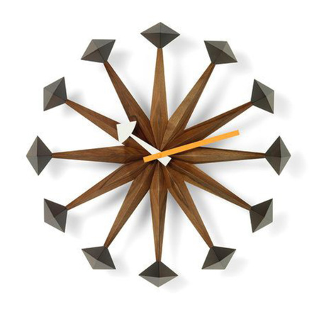Vitra Polygon Clock Nussbaum
