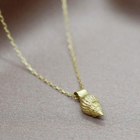 Yoshiki Necklace Tulip Shell von 'Yoshiki' Goldplattiertes Sterlingsilber