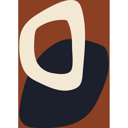 Paper Collective Illustration 'Solid Shapes 02' 50 x 70 cm 