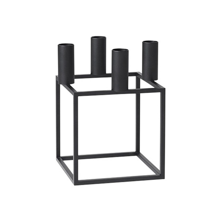 by Lassen Kubus 4 Candle Holder Schwarz