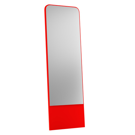 Objekte unserer Tage FRIEDRICH Mirror Esche leuchtend Rot lackiert