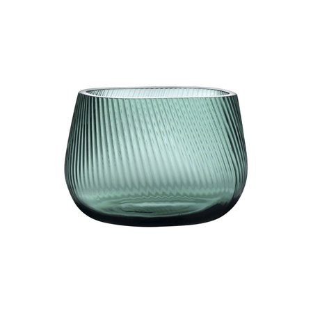 Nude Glass Opti Vase Medium Rauchgrün