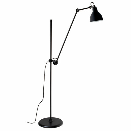 DCW Éditions Runde 'Lampe Gras N°215' Schwarz-Schwarz, Rund