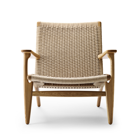 Carl Hansen & Søn Sessel 'CH25' Eiche geölt, Papierkordel Natur