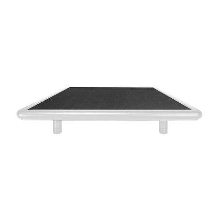 Thut  Bett '908' Füsse aus Esche, B: 90 cm / T: 200 cm, Esche weiss lackiert