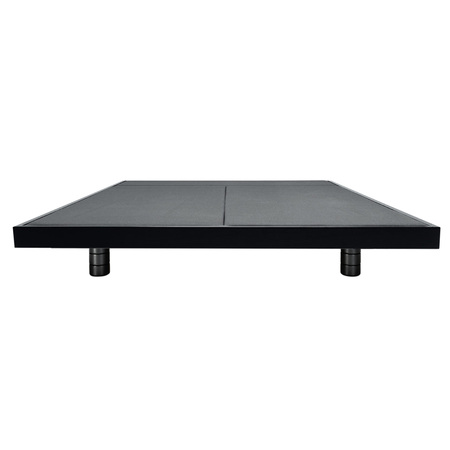Thut  Bett '943' Füsse aus Esche, B: 140 cm / T: 200 cm, Esche schwarz lackiert