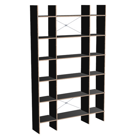 Nils Holger Moormann FNP Mooris Beispiel 1 FU schwarz, B: 140 cm