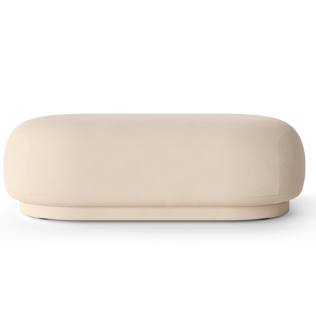 Ferm Living Rico Ottoman Off-White - Brushed