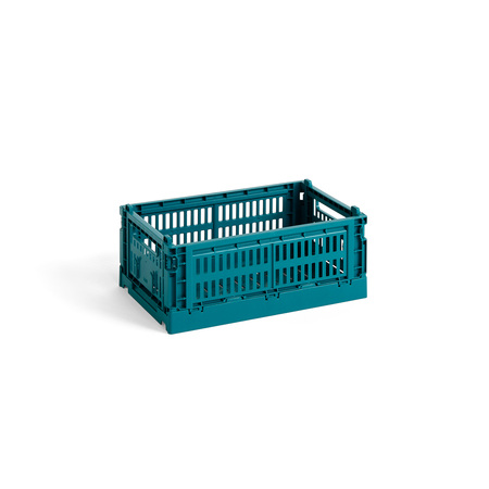 Hay HAY Colour Crate S Ocean Green, B: 17 cm / L: 26.5 cm / H: 10.5 cm 
