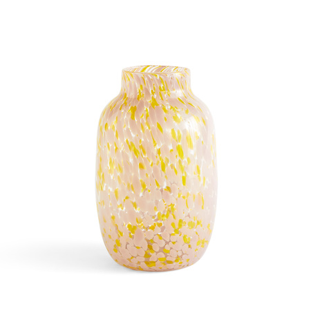 Hay Splash Vase Round L Hellrosa / Blau, Ø: 18.5 cm / H: 30 cm 