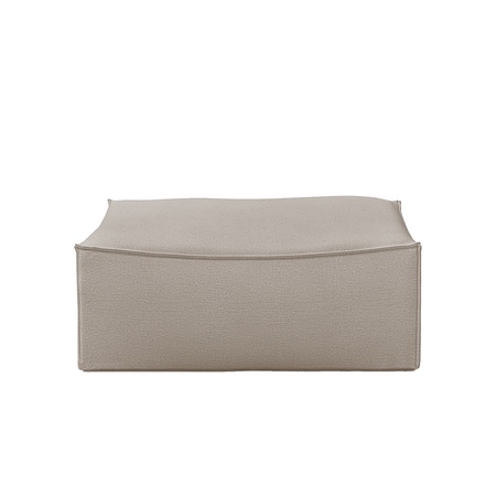 Ferm Living Catena Pouf B: 108 cm / T: 78 cm , Louisana Sand/Chocolate