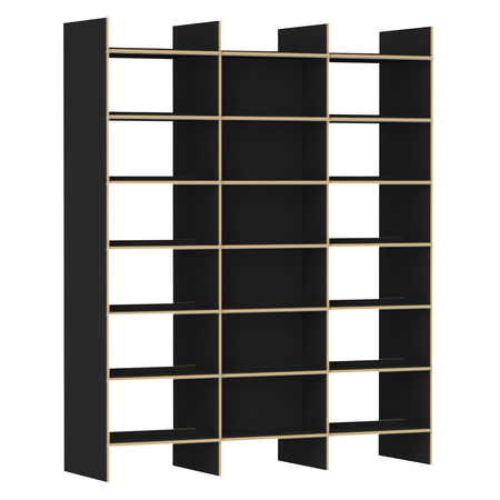 Nils Holger Moormann FNP ARCHIV Beispiel 2 MDF schwarz, B: 259.6 cm