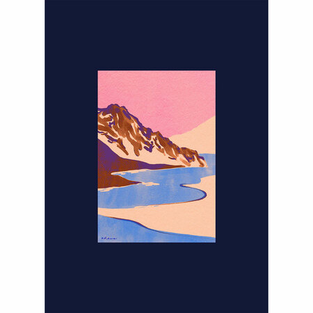 Paper Collective Blue Landscape 50 x 70 cm 