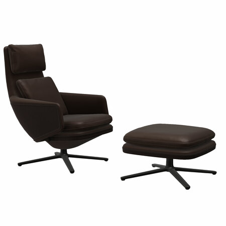 Vitra Sessel 'Grand Relax' mit Ottoman Standard
