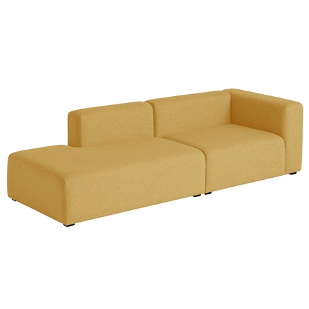 Hay Living Mags Right End Module B: 97 cm , Schaumstoffvariante, Olivgelb 407 - Hallingdal