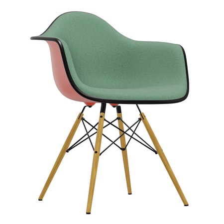 Eames Plastic Armchair DAW mit Vollpolster